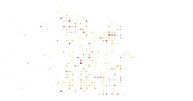 Düşen Çember Haritası Animasyon Angola