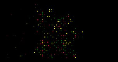 Angola 'nın Şekillendirilmiş Dot Haritası Düşüyor