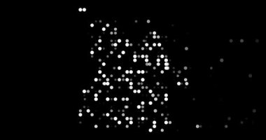 Renkli Angola Parçacık Haritası Sanatı