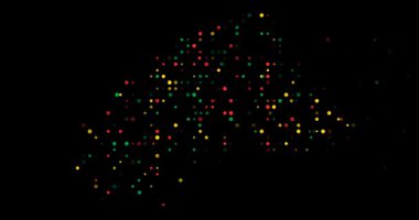 Geometrik Ülke Haritası Burkina Faso Tasarımı