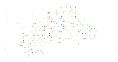 Renkli Burkina Faso Dünya Harita Çemberleri