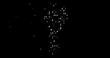 Benin Şekli Noktalarla Canlandırılmış