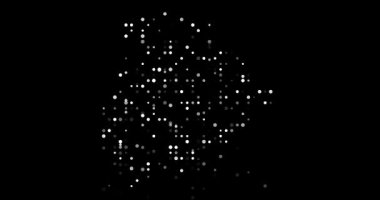 Botswana Yaratıcı Ülke Silueti Noktalarda