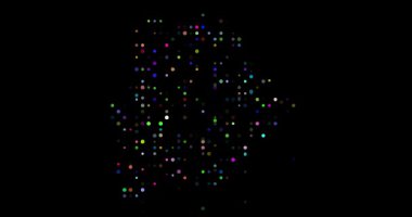 Botswana 'nın Yaratıcı Düşen Çemberleri Haritası