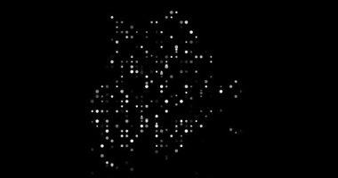 Soyut Noktalar Botswana Silueti Oluşturuyor