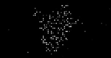 Renkli Noktalar Burundi Şekli