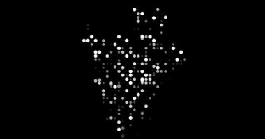 Biçimlendirilmiş Burundi Dot Şekil Sanatı