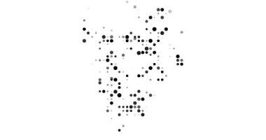 Burundi Haritası Çemberlerle Birleştirildi