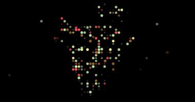 Noktalardan Çıkan Burundi Şekli