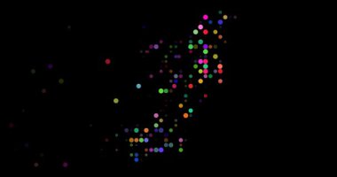 Renkli Hareket Noktaları Kongo Biçimi