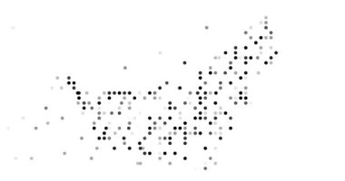 BAE Haritasının Dijital Çember Sanatı