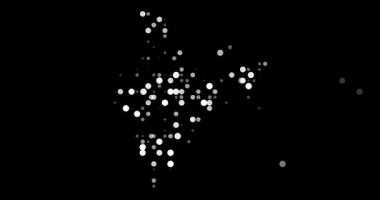 Üç renkli sanatsal Bharat harita silueti