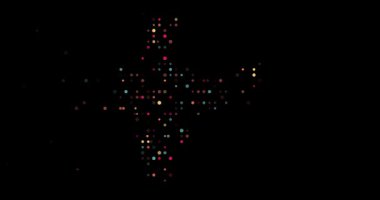 Bayrak soyut noktalar Hindistan haritası kavramı