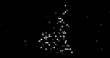 Modern Kamerun Haritası Sanat İllüstrasyonu