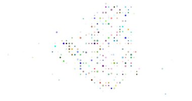 Dairesel hareketli üretici sanat Cezayir şekli