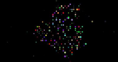 Soyut üretken sürü Cezayir ülke haritasını oluşturuyor