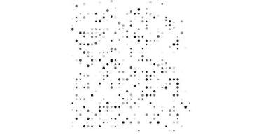 Mısır haritası akıcı dijital parçacıklardan oluşur