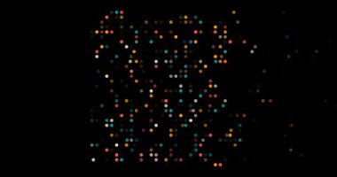 Soyut geometri noktaları Mısır siluetini akıtıyor