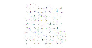 Hareketli noktalarla soyut üretken Mısır ana hatları