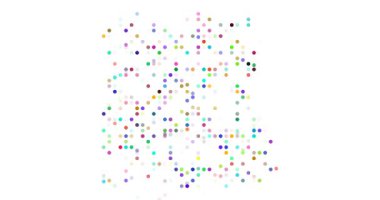 Dijital üretici noktalar Mısır şeklini oluşturur