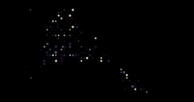 Soyut geometri noktaları Eritre silueti akışı