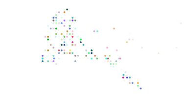 Dinamik parçacıklar Eritre haritası çizimleri akışı