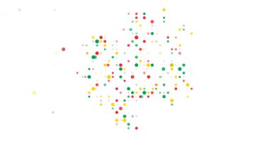 Akan daireler üretken Gabon haritası tasarımı