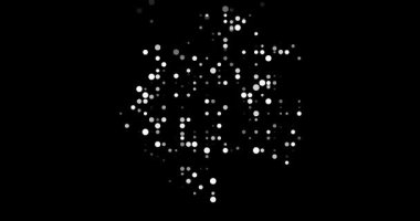 Gabon haritası oluşturan üretken noktalar