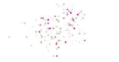 Soyut noktalar animasyon oluşturma Gabon ülke şekli