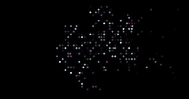 Parlayan noktaların akışı Gabon ana hatlarını oluşturuyor