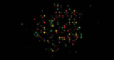 Akan daireler üretken Gabon haritası tasarımı