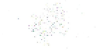 Gabon 'un parçacık sürüsünden yaptığı üretken soyut