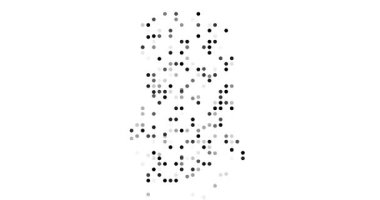 Gabon haritası oluşturan üretken noktalar