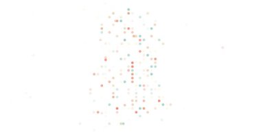 Soyut noktalar animasyon oluşturma Gabon ülke şekli