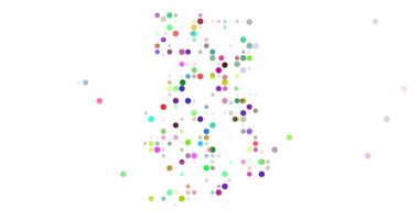 Gabon haritası oluşturan üretken noktalar