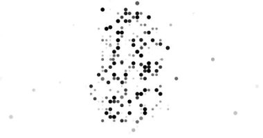 Dijital parçacıklar Gabon haritasını oluşturmak için birleşir