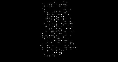 Parlayan noktaların akışı Gabon ana hatlarını oluşturuyor