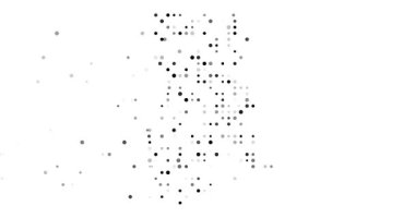 Gabon haritası siluetini oluşturan üretici parçacıklar