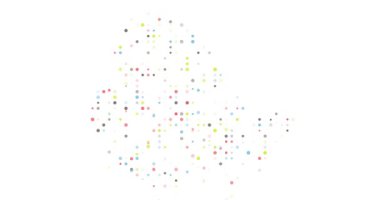 Hareket noktalarından Etiyopya 'nın üretken haritası