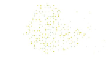 Hareket noktalarından Etiyopya 'nın üretken haritası