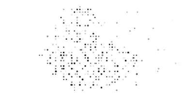 Hareket noktalarından Etiyopya 'nın üretken haritası