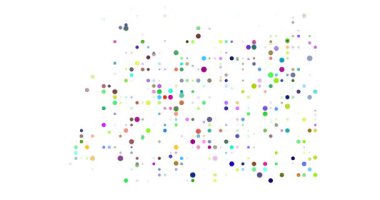 Dijital parçacıklar Ekvator Ginesi haritasını oluşturmak için birleşir