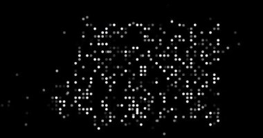 Hareket eden parçacıklardan üretici sanat Ekvator Gine haritası