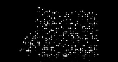 Soyut noktalar canlandırması Ekvator Ginesi şekli oluşturuyor