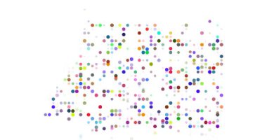 Dinamik parçacıklar Ekvator Ginesi haritası çizimleri akışı