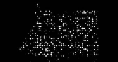 Dijital üretken noktalar Ekvator Ginesi şekli oluşturur