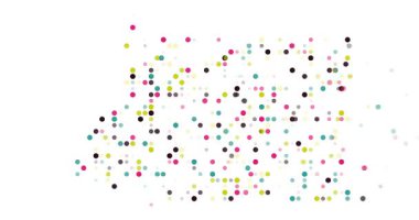 Ekvator Ginesi haritası silueti oluşturan üretici parçacıklar