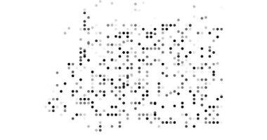 Yüzen parçacıklardan Ekvator Ginesi haritası silueti