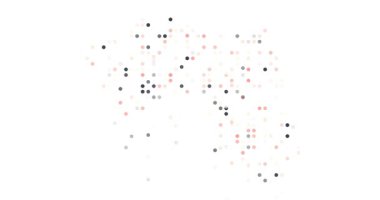 Hareket noktalarından üretici Gine haritası