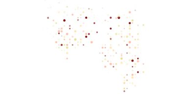 Dijital parçacıklar Gine haritası oluşturmak için birleşir